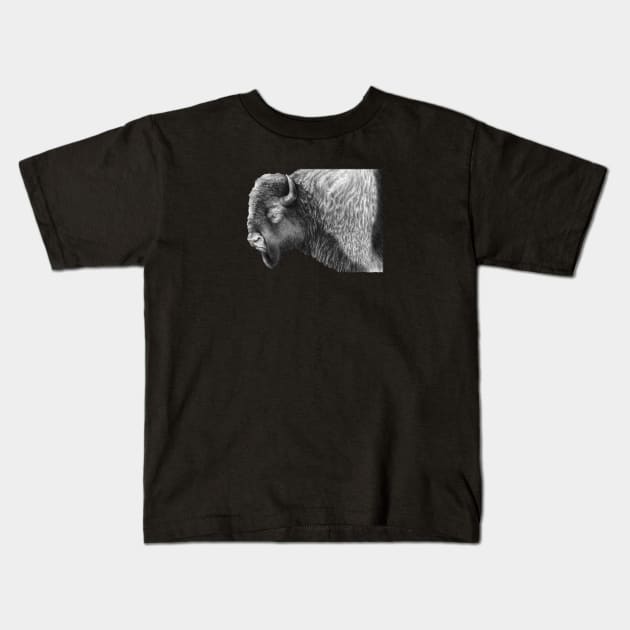 Buffalo Kids T-Shirt by Tim Jeffs Art